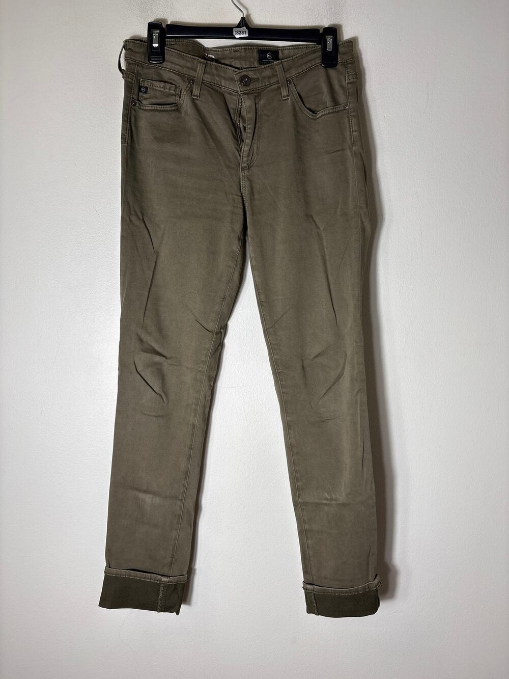 AG Army Green The Prima Cigarette Leg Sz 27